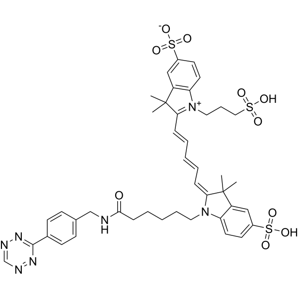 Sulfo-Cy5-tetrazine 1801695-57-7
